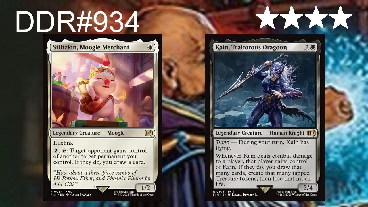 DDR#934 - Stiltzkin, Moogle Merchant + Kain, Traitorous Dragoon