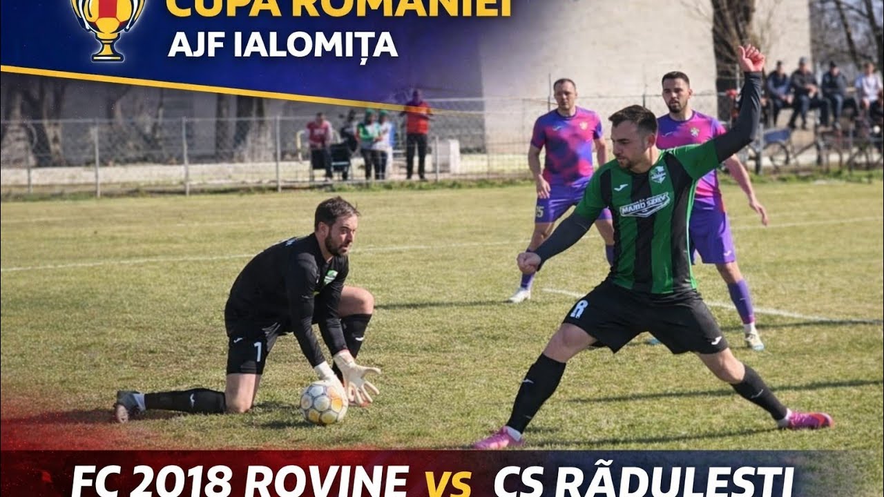 #1580 #Fotbal - Cupa Romaniei AJF Ialomita: FC 2018 Rovine - CS Radulesti 1-3! Surpriza sezonului la