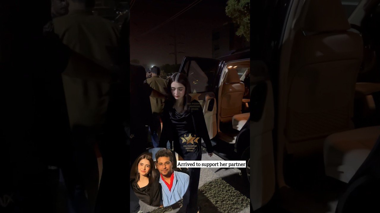 #meerub arrived at first album &lsquo;#Bematlab&rsquo; launching event of #AsimAzhar #viralvideos #shorts