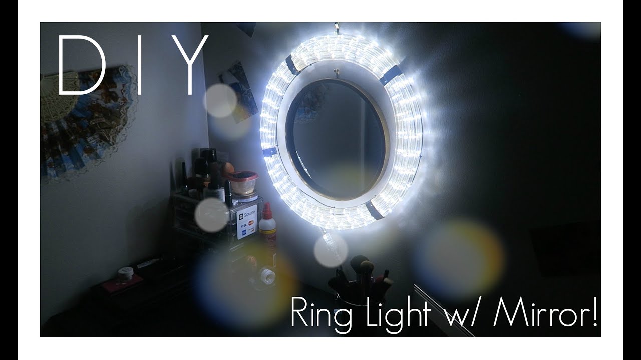 DIY Ring Light With Mirror!