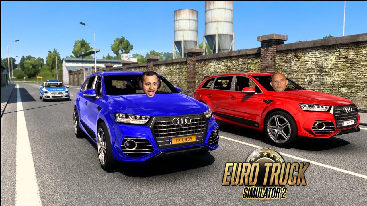 ¡PIQUES Y ACCIDENTES EN EL AUDI SQ7! | Euro Truck Simulator 2 w/ Falex