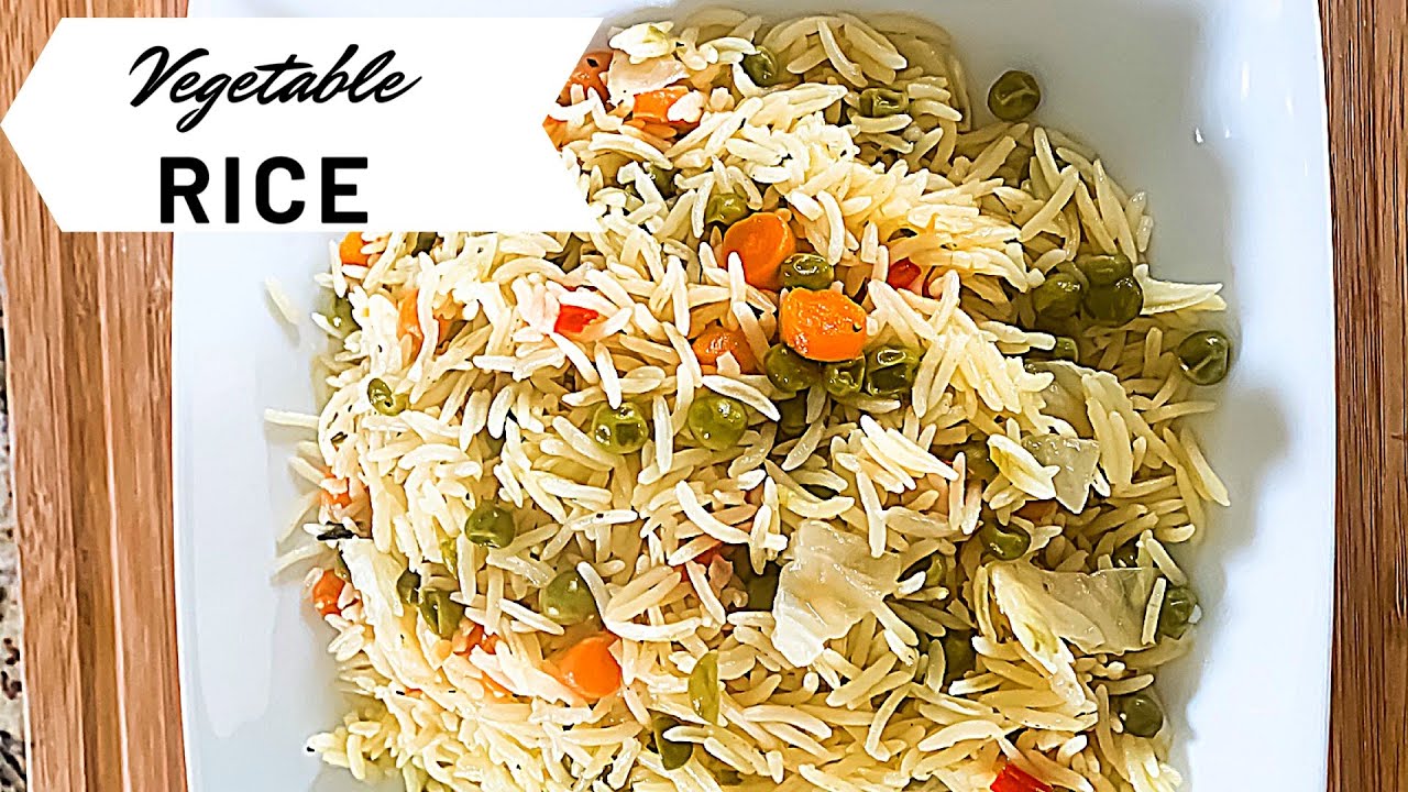 Vegetable rice 🇭🇹 How to make vegetable rice the Haitian way