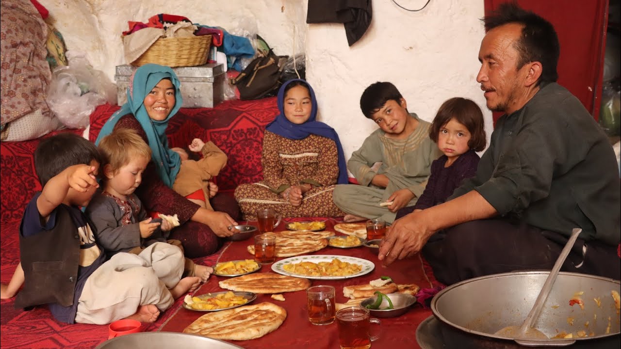 Survival in Style: Twins' Day in an Afghan Cooking Village! ✨