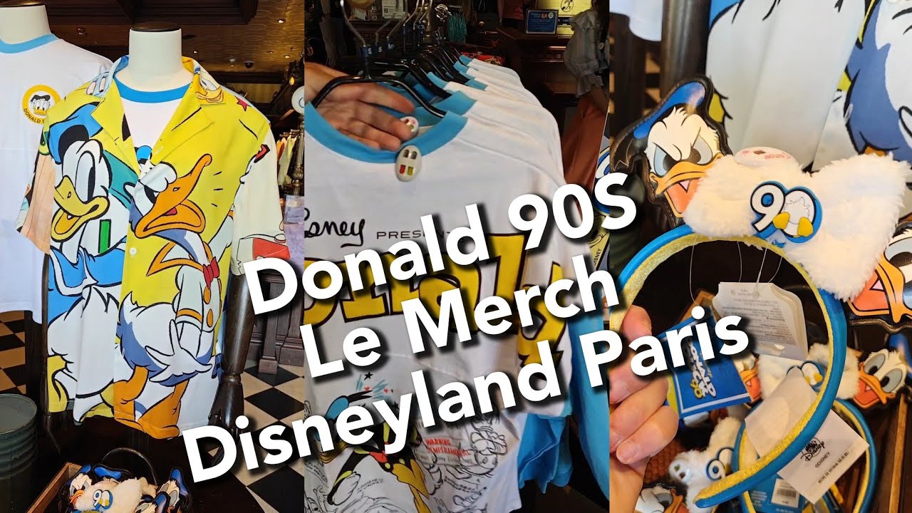 Merch spécial Anniversaire 90 ans de Donald à Disneyland Paris ! #donaldduck #90s #disneylandparis