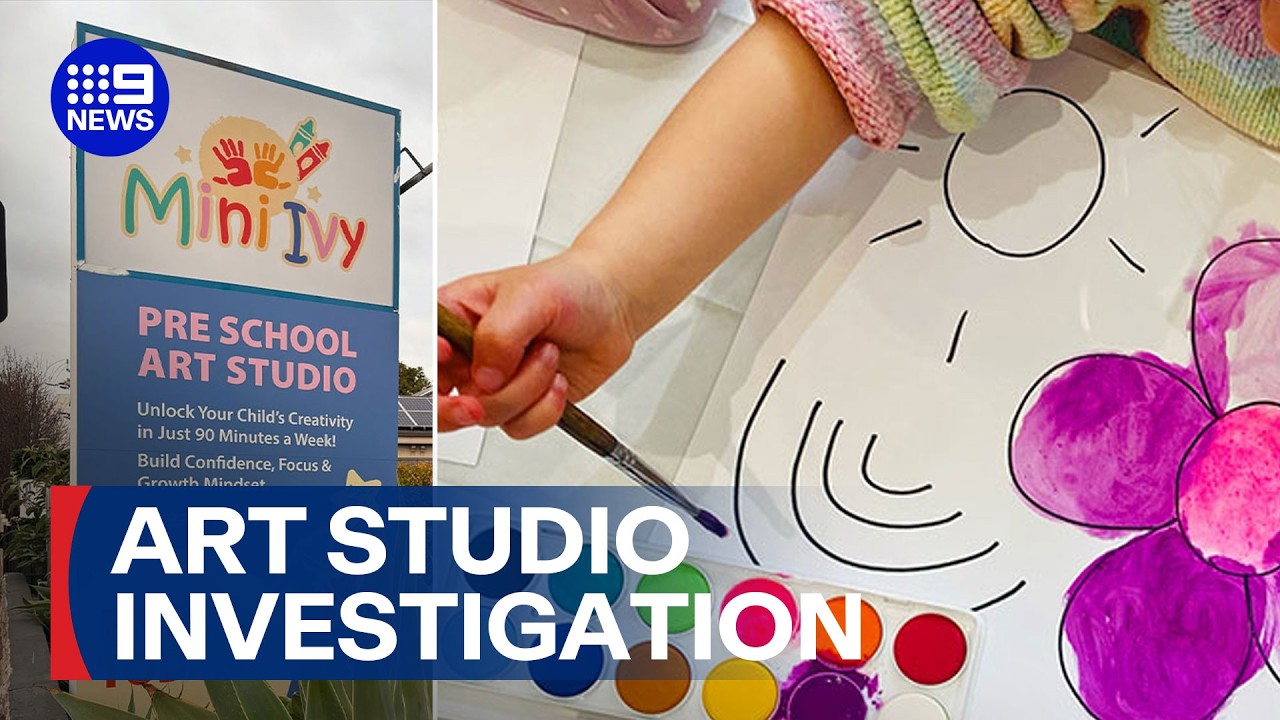 Popular children's art studio under investigation | 9 News Australia
