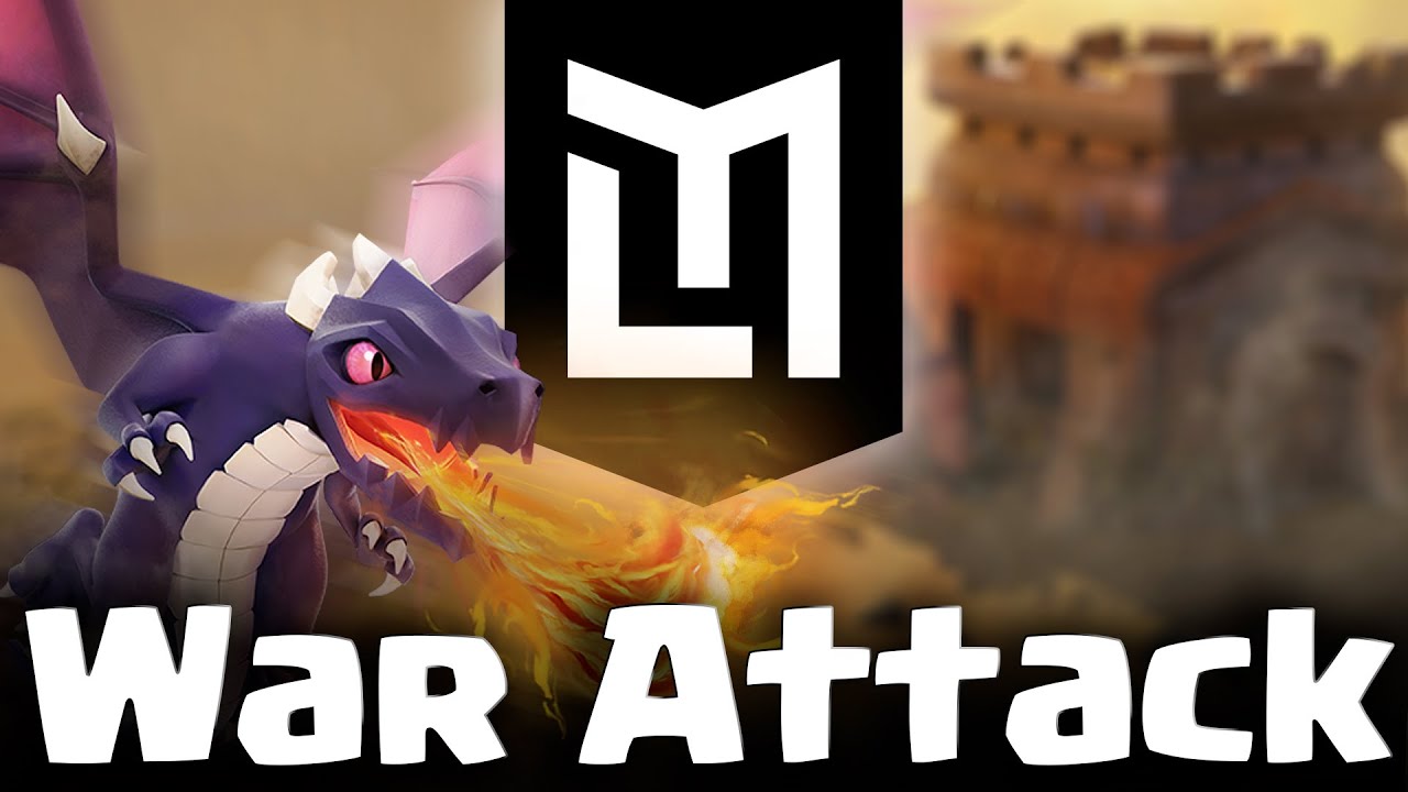 TH8 Dragon | 3 star attack | Clan Wars | Clash of Clans | Powerload vs Ali