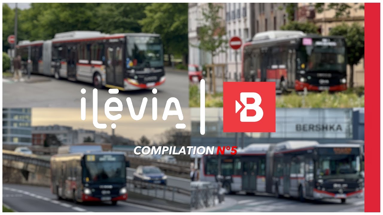 🇫🇷 ⸱ [4K | Ilévia] Compilation - Le Réseau de Bus Ilévia (Lille) - Partie nº5