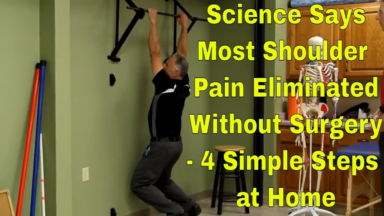 Science Says Most Shoulder Pain Eliminated Without Surgery- 4 Simple Steps at Home
