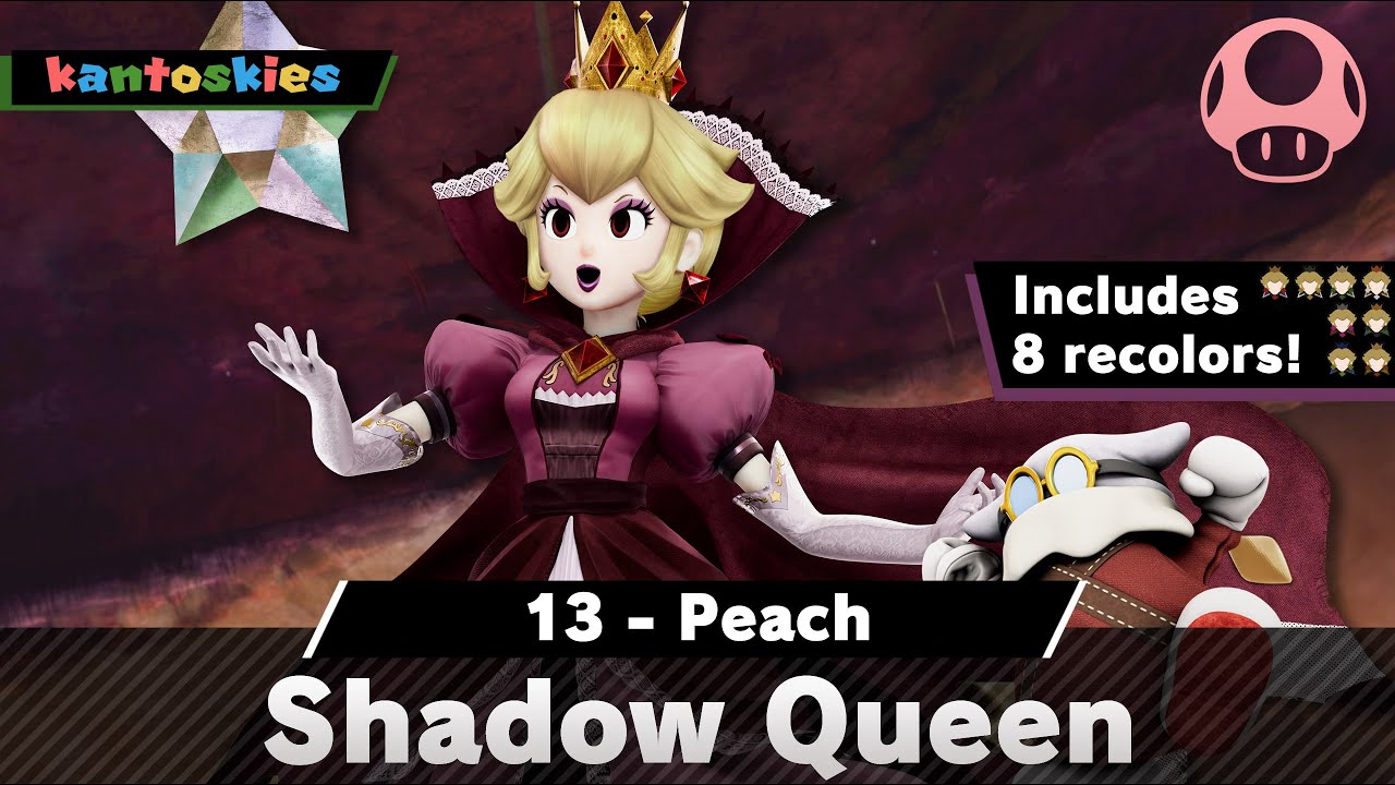 Shadow Queen Peach: Smash Ultimate Mod Showcase