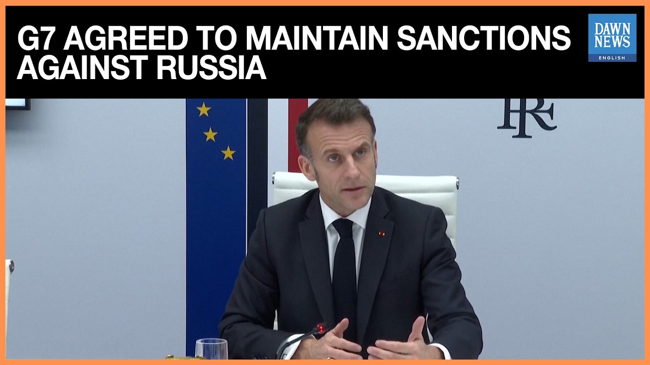 G7 Agreed To Maintain Sanctions Against Russia, Says Macron
