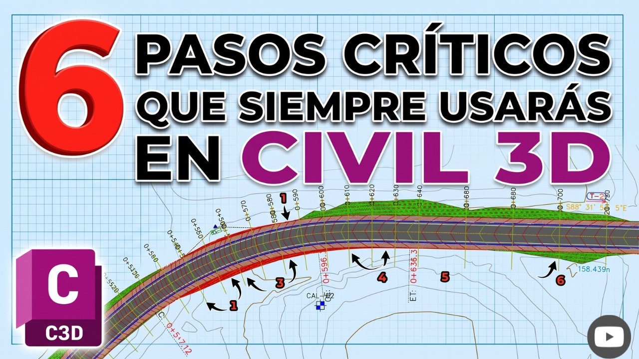 🥉6 PASOS PARA APRENDER CIVIL 3D