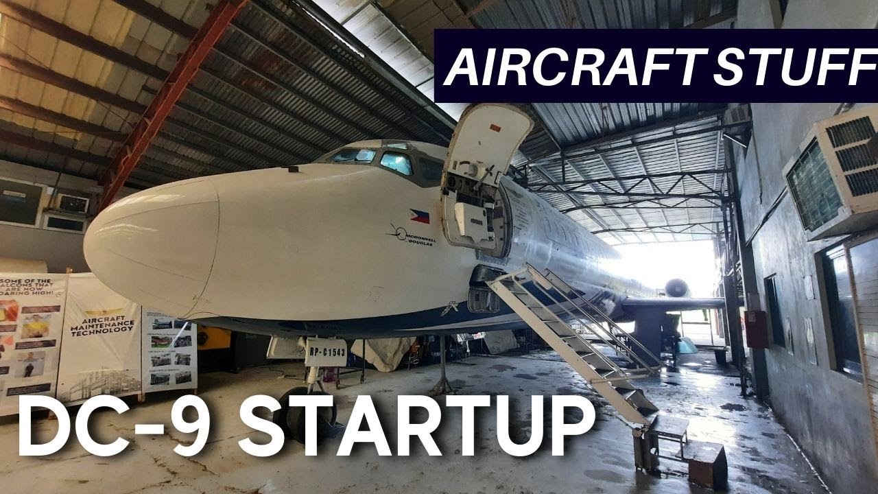 STARTING A DC-9 APU AND HOW AN AIRCRAFT APU WORKS | Aircraft and Planes
