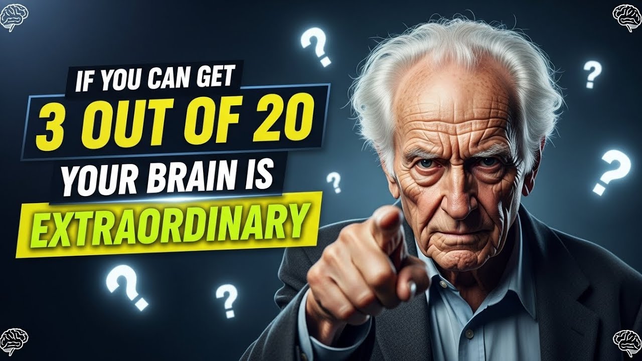 If You Can Get 3 Out of 20, Your Brain Is Extraordinary | Brain Test