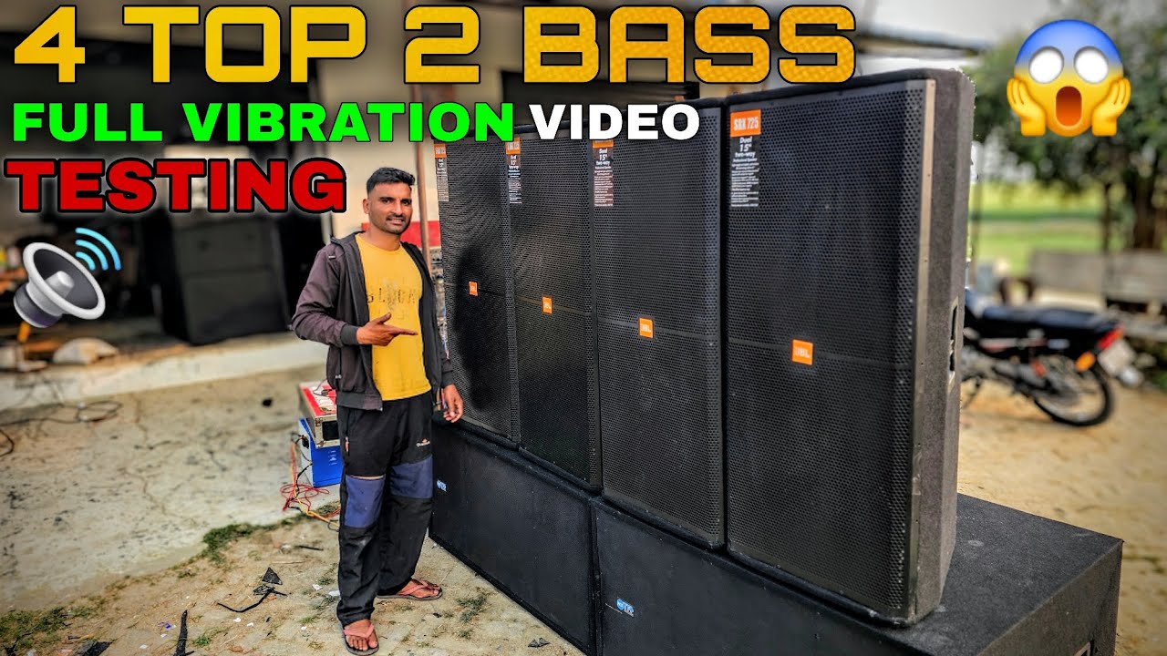 Top 2 Bass Full Power Testing 😱🔥 | DJ Sound Vibration Test | JBL Setup