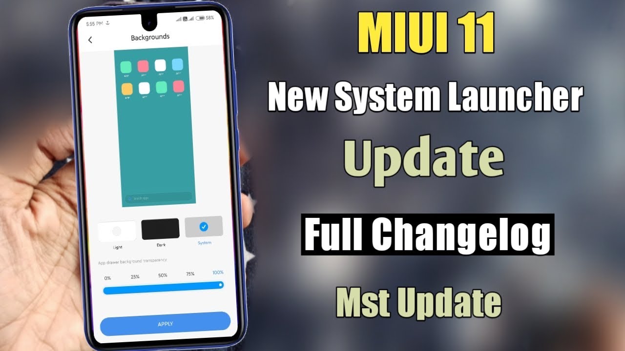 MIUI 11 New System Launcher Update Full Changelog | MIUI 11 New System Launcher