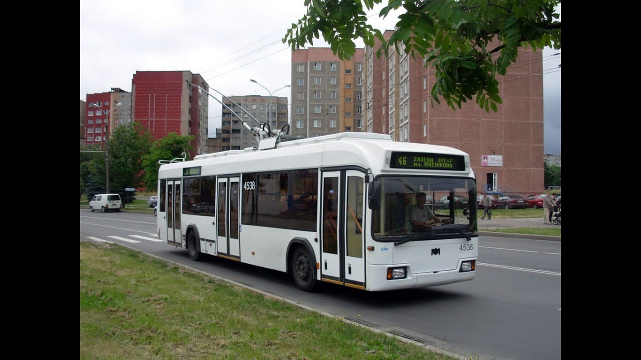 Троллейбус Минска БКМ-32102,борт.№ 4538,марш.38 (18.04.2019)