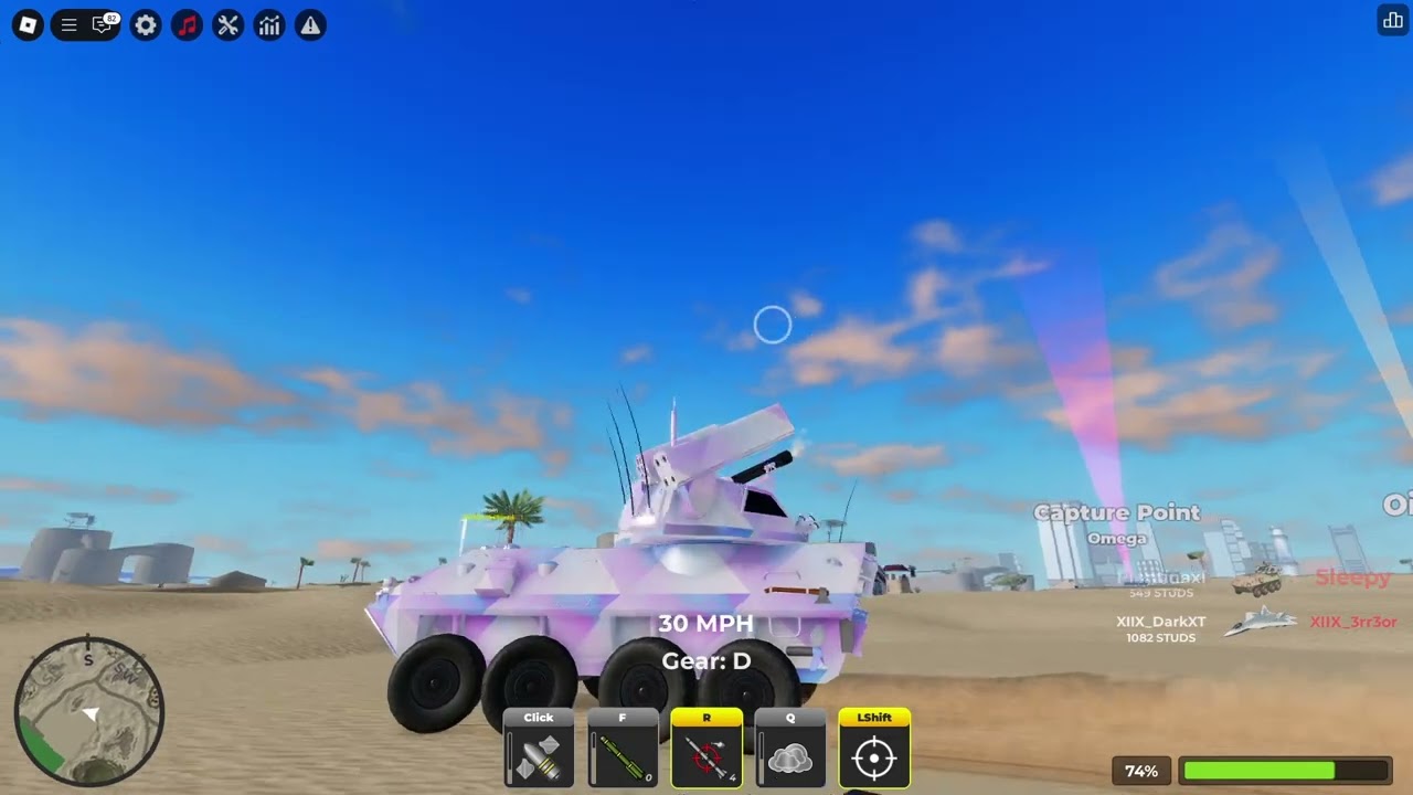 Destroying server with the LAV-AD in War Tycoon (new edit)