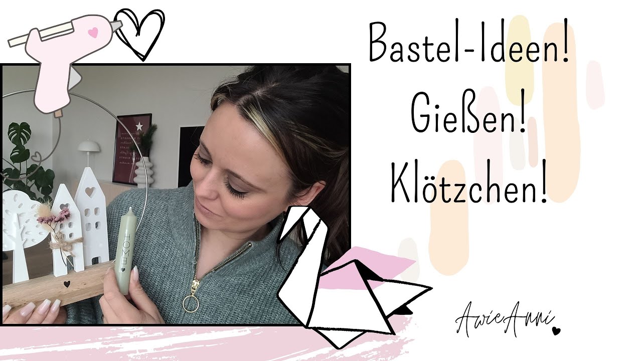 Bastelideen mit Raysin + Klötzchen | Inspiration | Basteln mit Gießmasse | Keraflott #diy #basteln