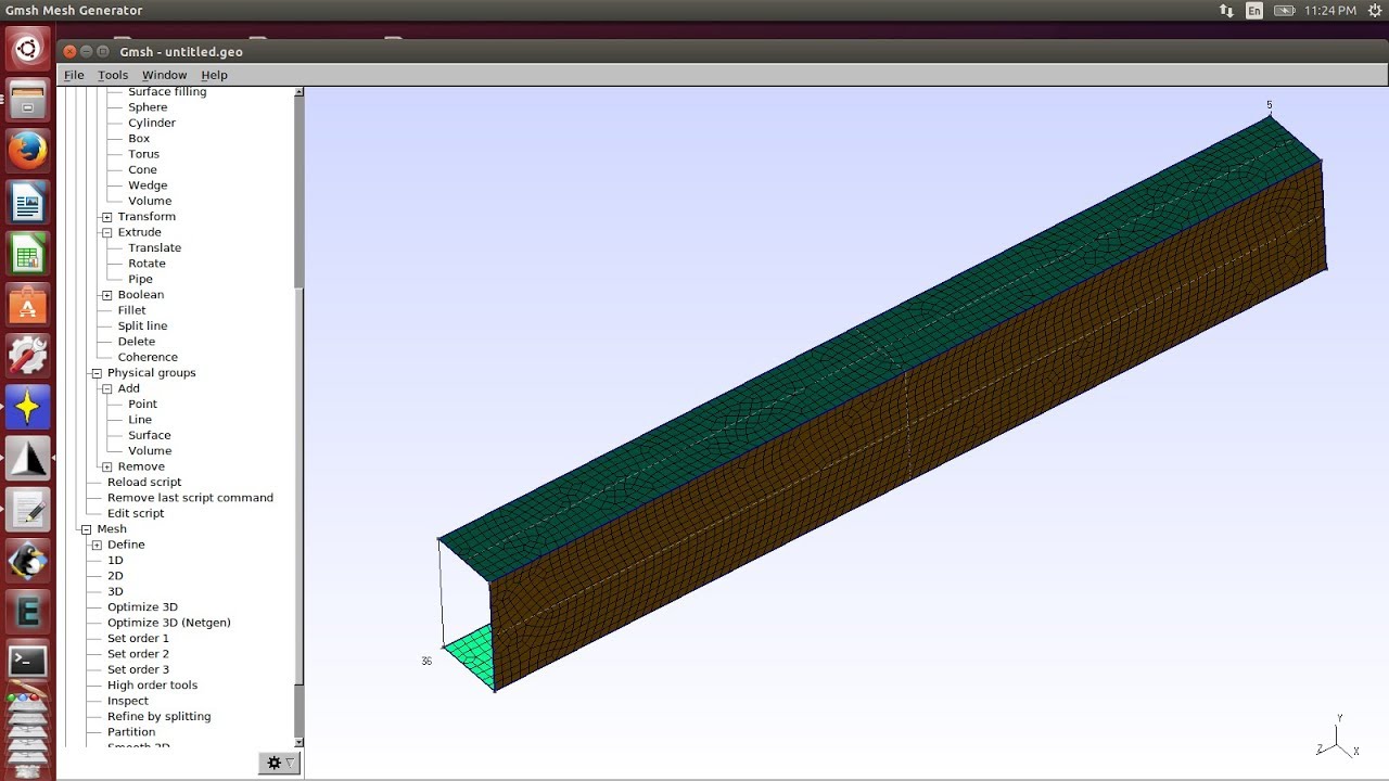 GMSH305 Shell Elements