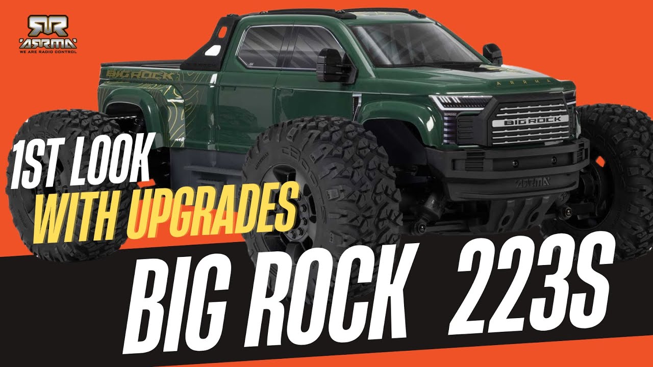 ARRMA BIGROCK 223S - 1ST LOOK WITH UPGRADES