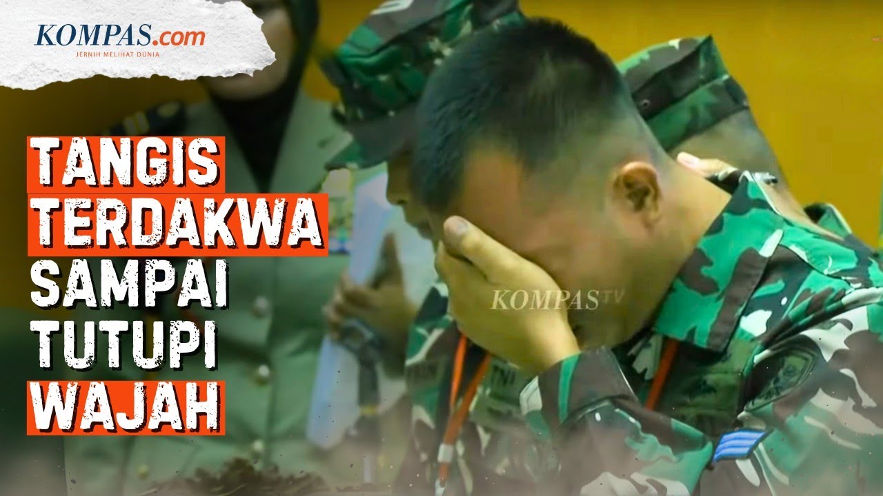 [FULL] Tangis Terdakwa Anggota TNI AL dalam Kasus Penembakan Bos Rental Mobil