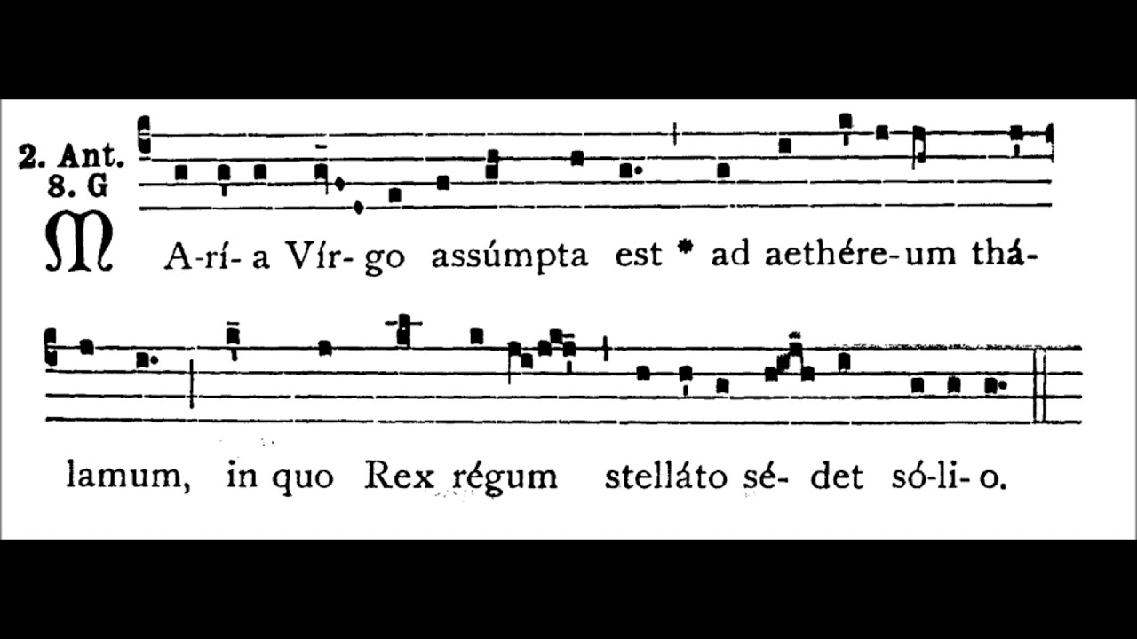 Maria virgo assumpta - ant. 2 Ad II Vesperas in Assumptione B.V.M.