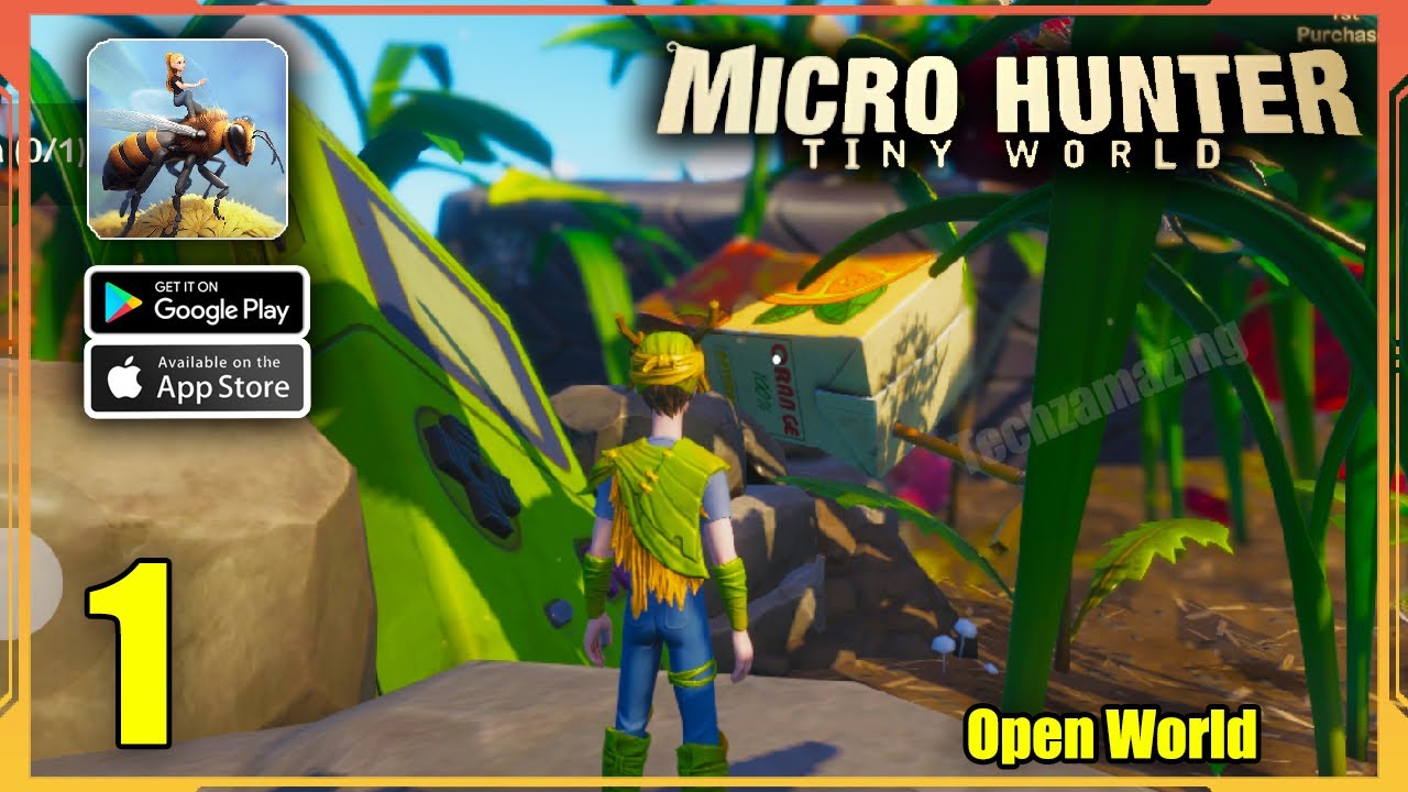 Micro Hunter Tiny World Gameplay Walkthrough (Android, iOS) - Part 1