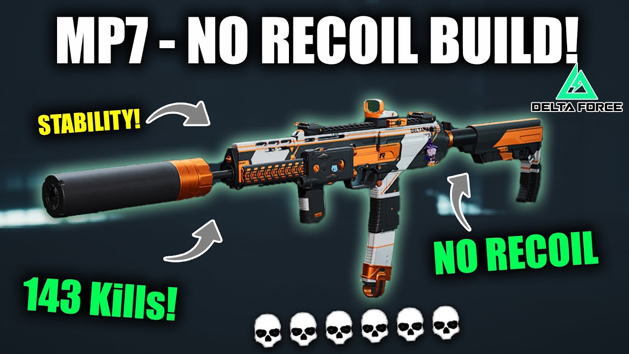 MISIL 143 Kills Pake Loadout Ini MP7 di DELTA FORCE! Insane SMG WEAPON NO RECOIL MP7 DELTA FORCE