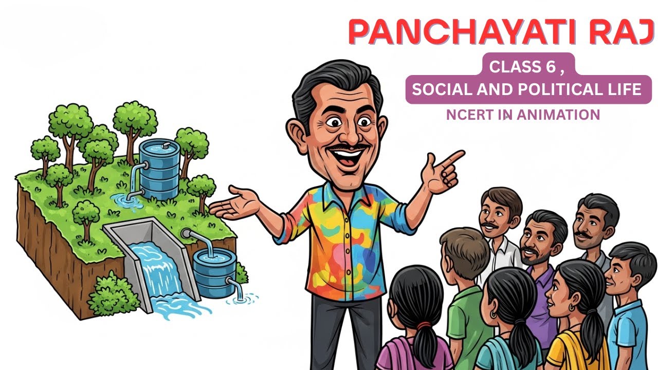 Panchayati Raj | Class 6 Civics Chapter 4 | Gram Sabha & Gram Panchayat | NCERT ANIMATION | UPSC