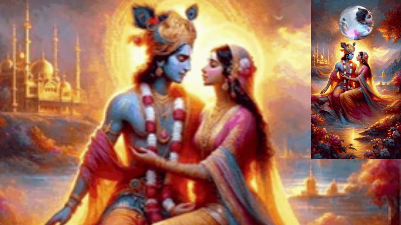 राधे गोविन्दे प्रेमस्वरूपे | Divine Radha Krishna Mantra for Peace and Love | Sanskrit Mantra |
