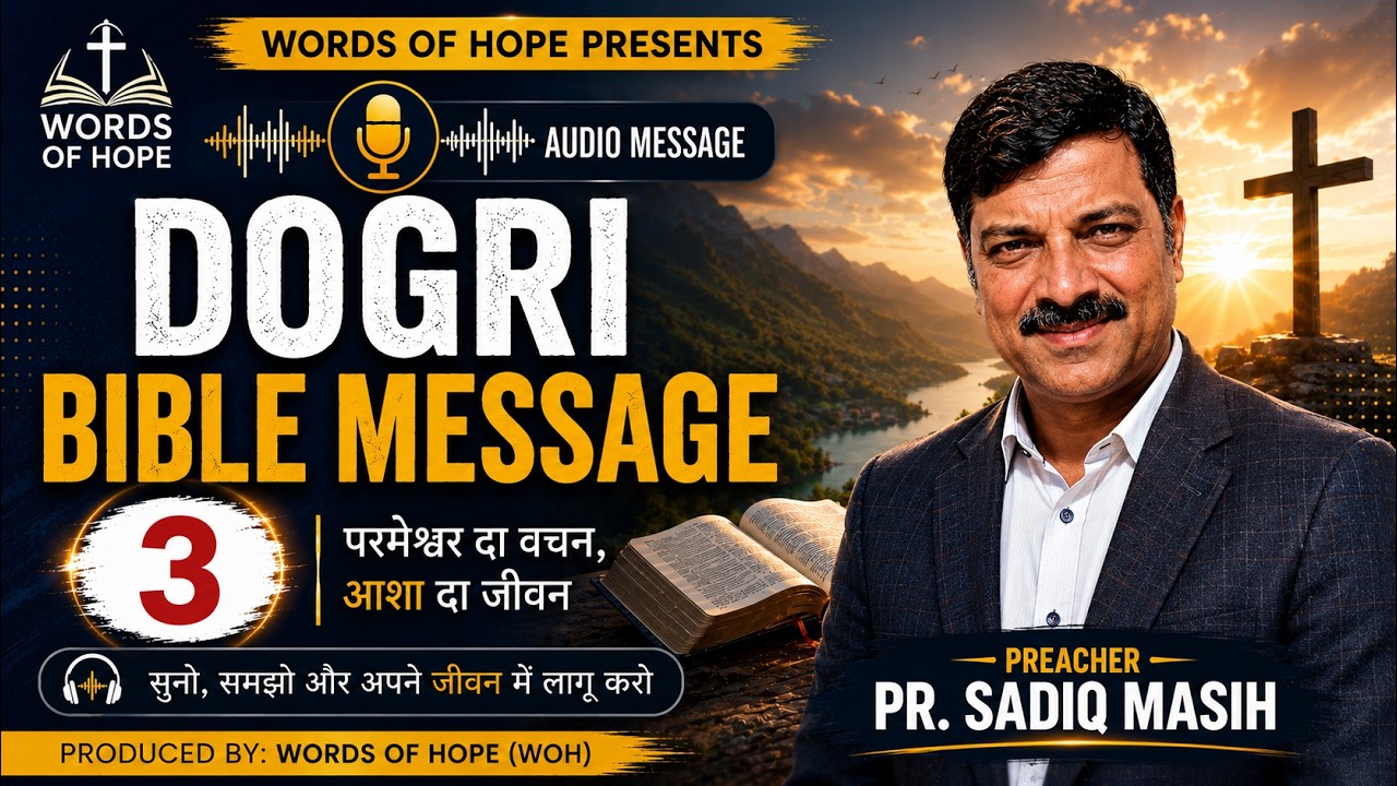 Dogri Bible Message - 3 / Sadiq Masih / Word of Hope