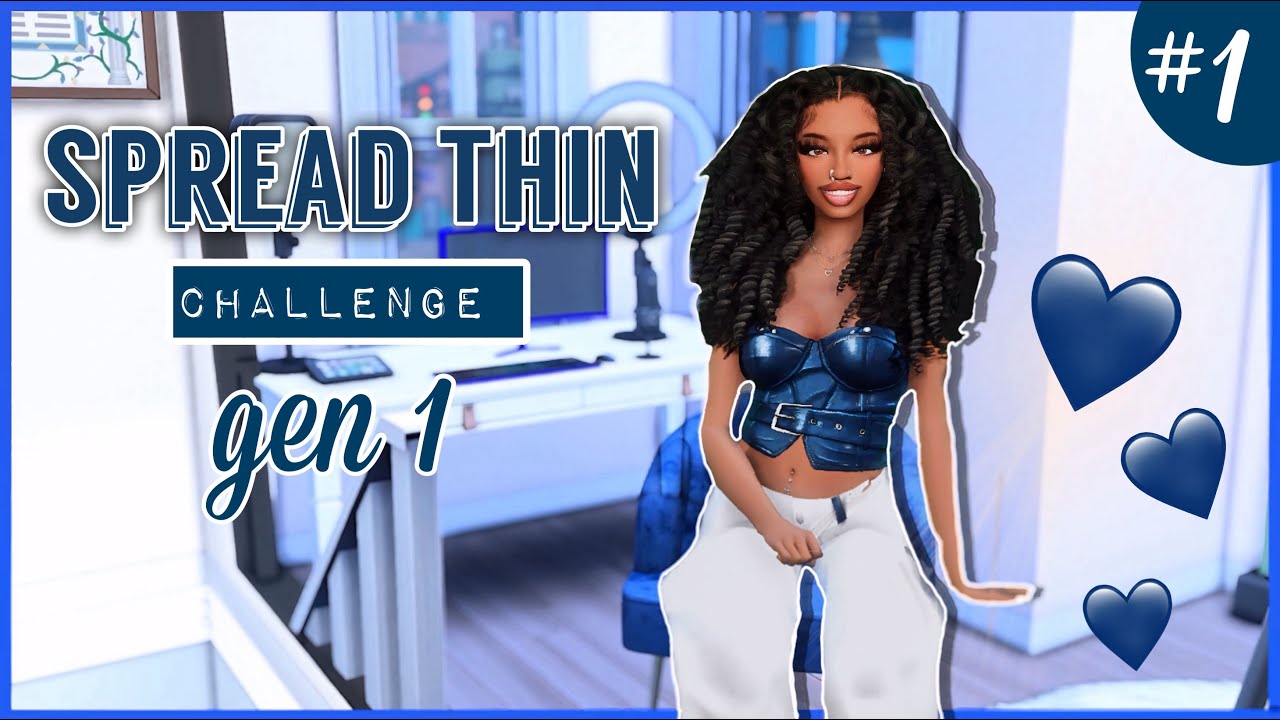 A Boyfriend & Baby Already? 😱 • Spread Thin Legacy Challenge 🤍 Gen #1 • Sims 4 || EP #1