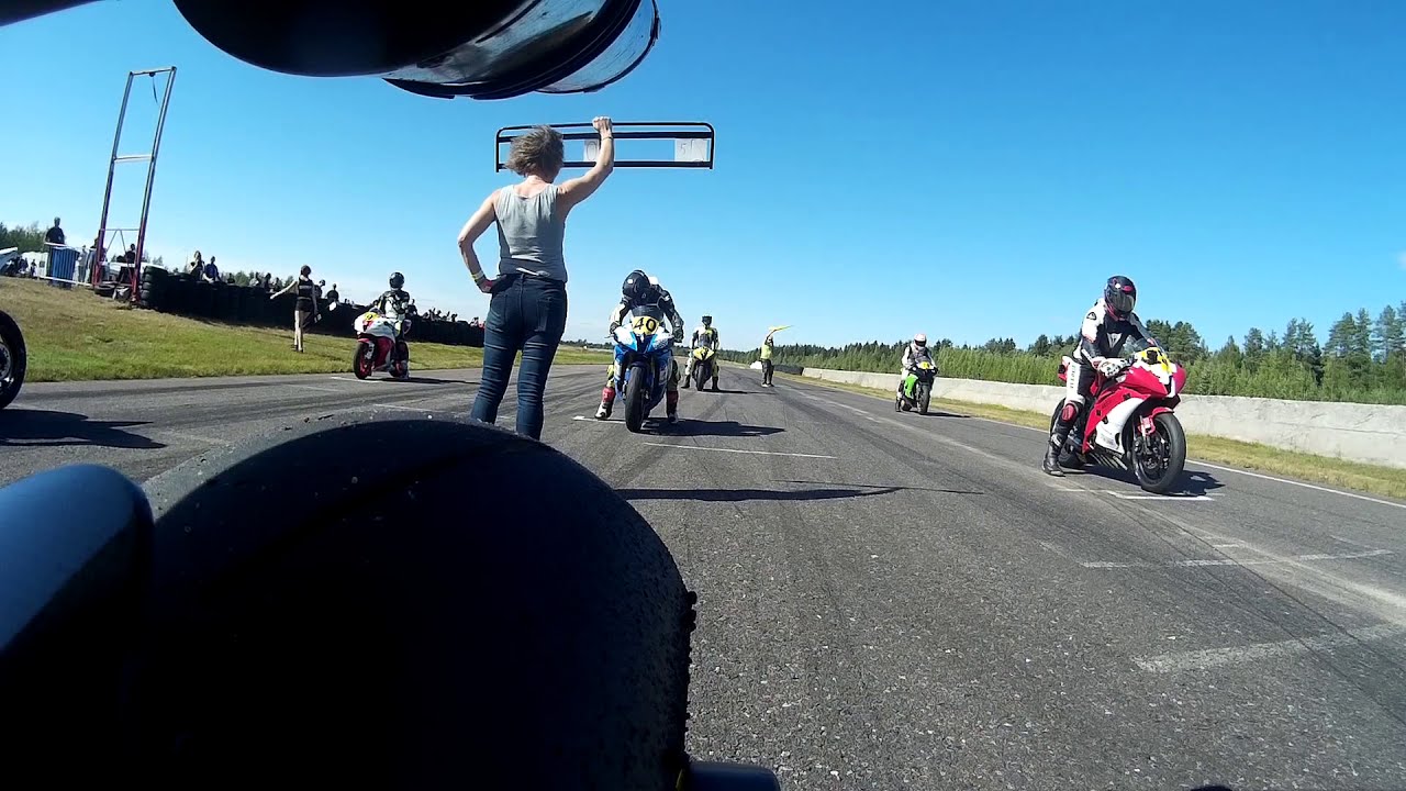 FINSBK 2019 Motopark2, Superstock600 race 2 rear cam, 18.8.2019