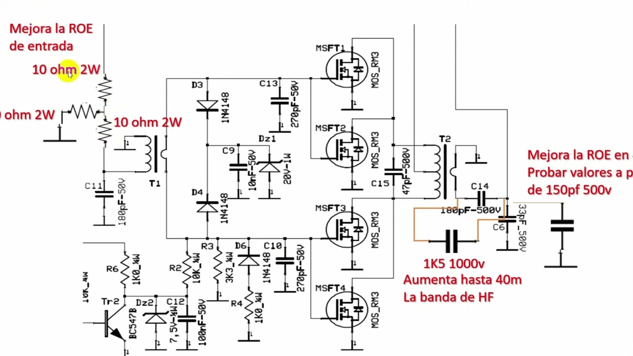 #A011 Modificación del KL 203 P para que funcione en toda la banda de HF de 3,5 Mhz a 30 Mhz