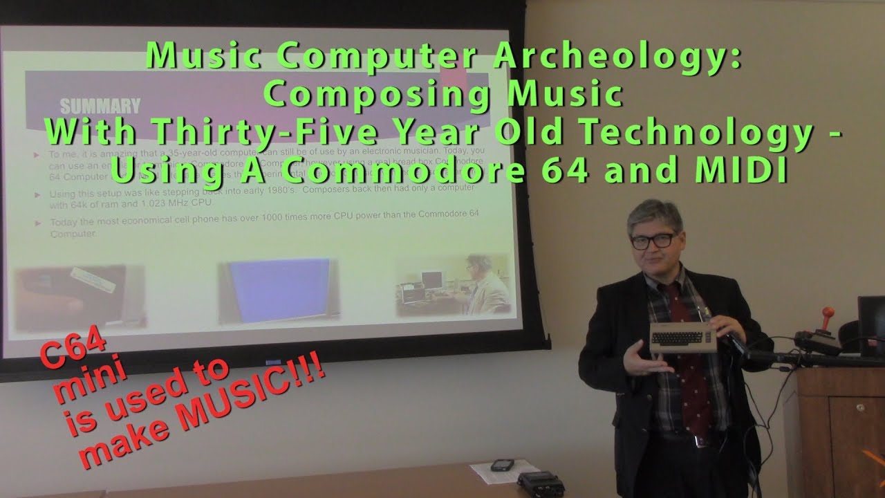 Composing Music Using A Commodore 64