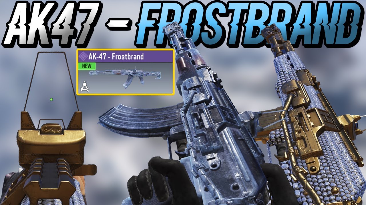 AK-47 FROSTBRAND BLUEPRINT WITH DIAMOND CAMO GAMEPLAY in CALL OF DUTY MOBILE | COD MOBILE