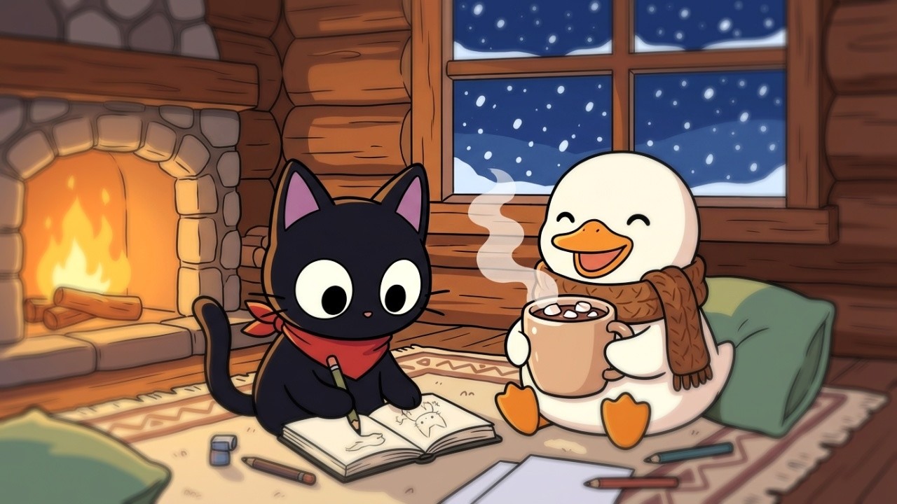 Little steps lead to big dreams. ❄️ Cozy Winter Lo-fi Jazz for Study, Focus