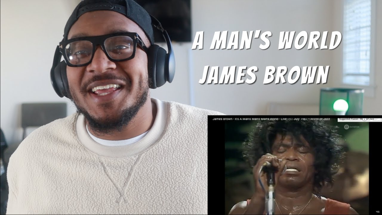 James Brown - Its a Man's World Performance (1981) (reaction)World of Jazz