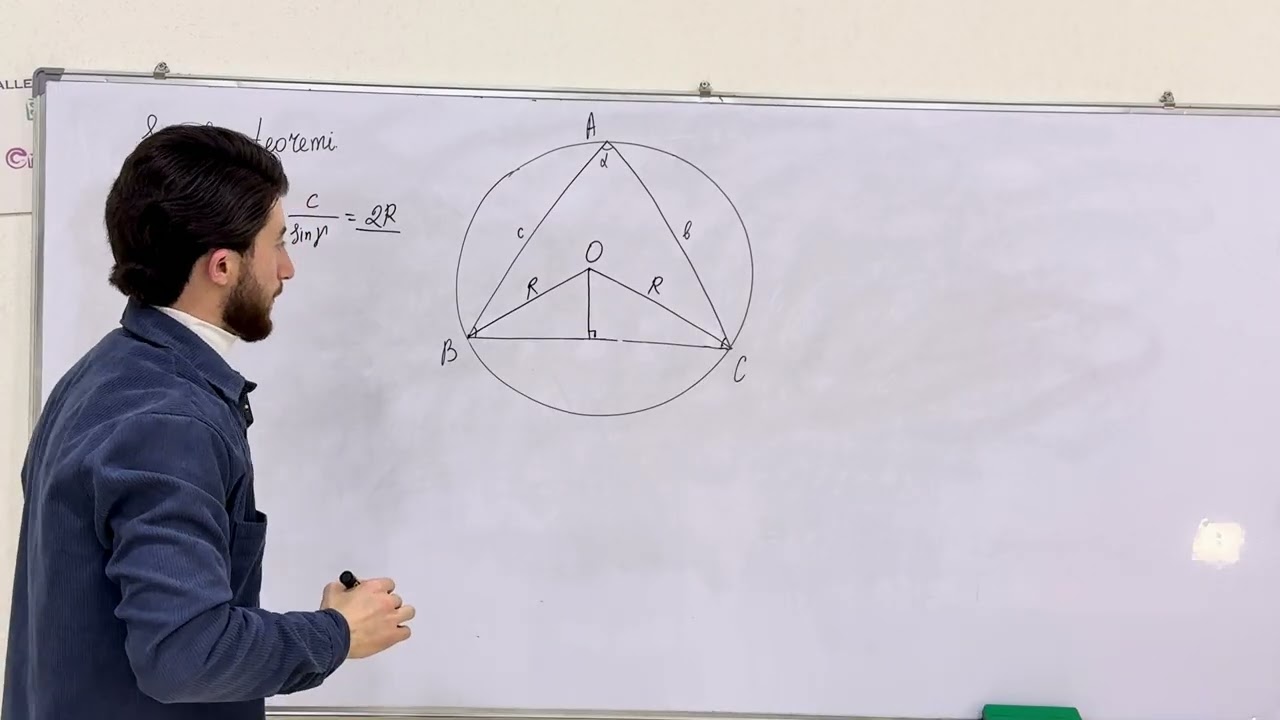 Sinuslar teoreminin 2R-ə bərabər olmasının isbatı🤩