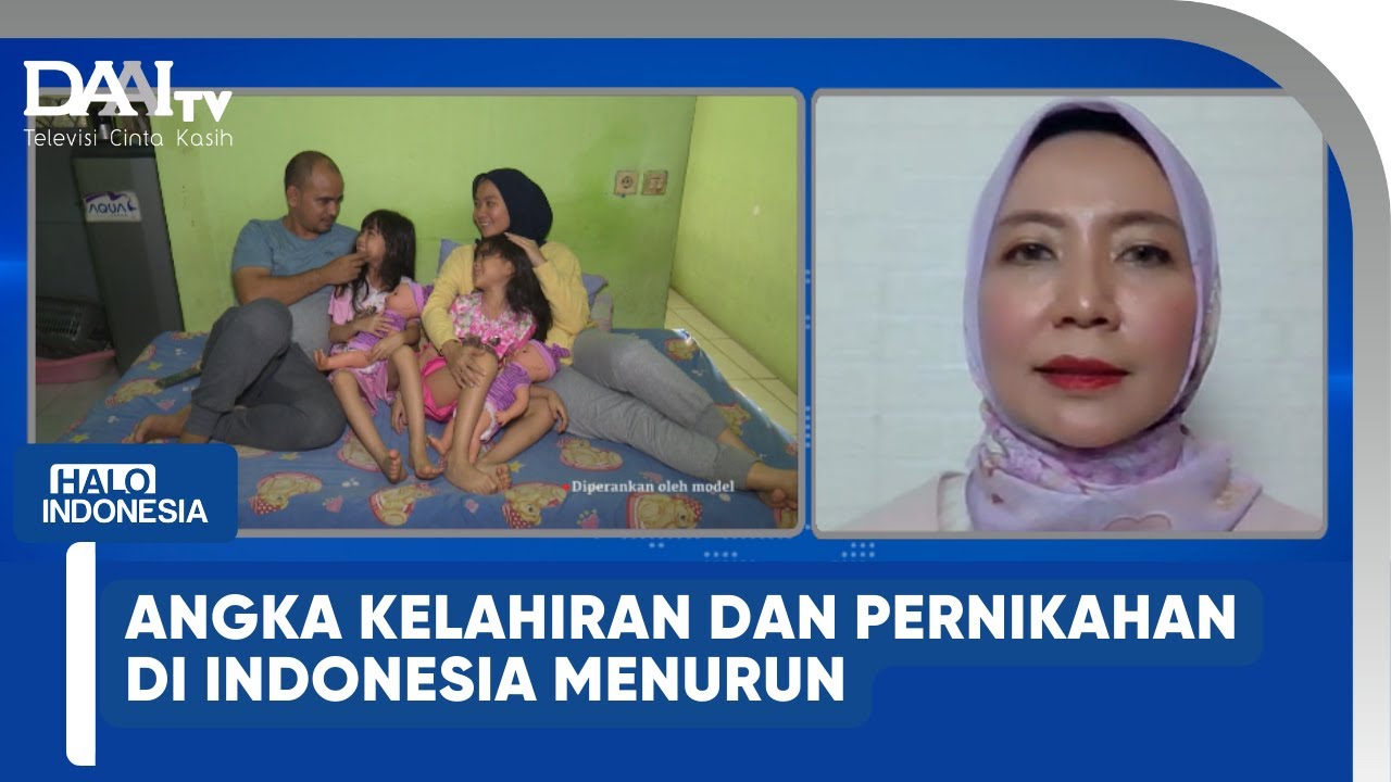 Angka Kelahiran dan Pernikahan di Indonesia Menurun | Halo Indonesia