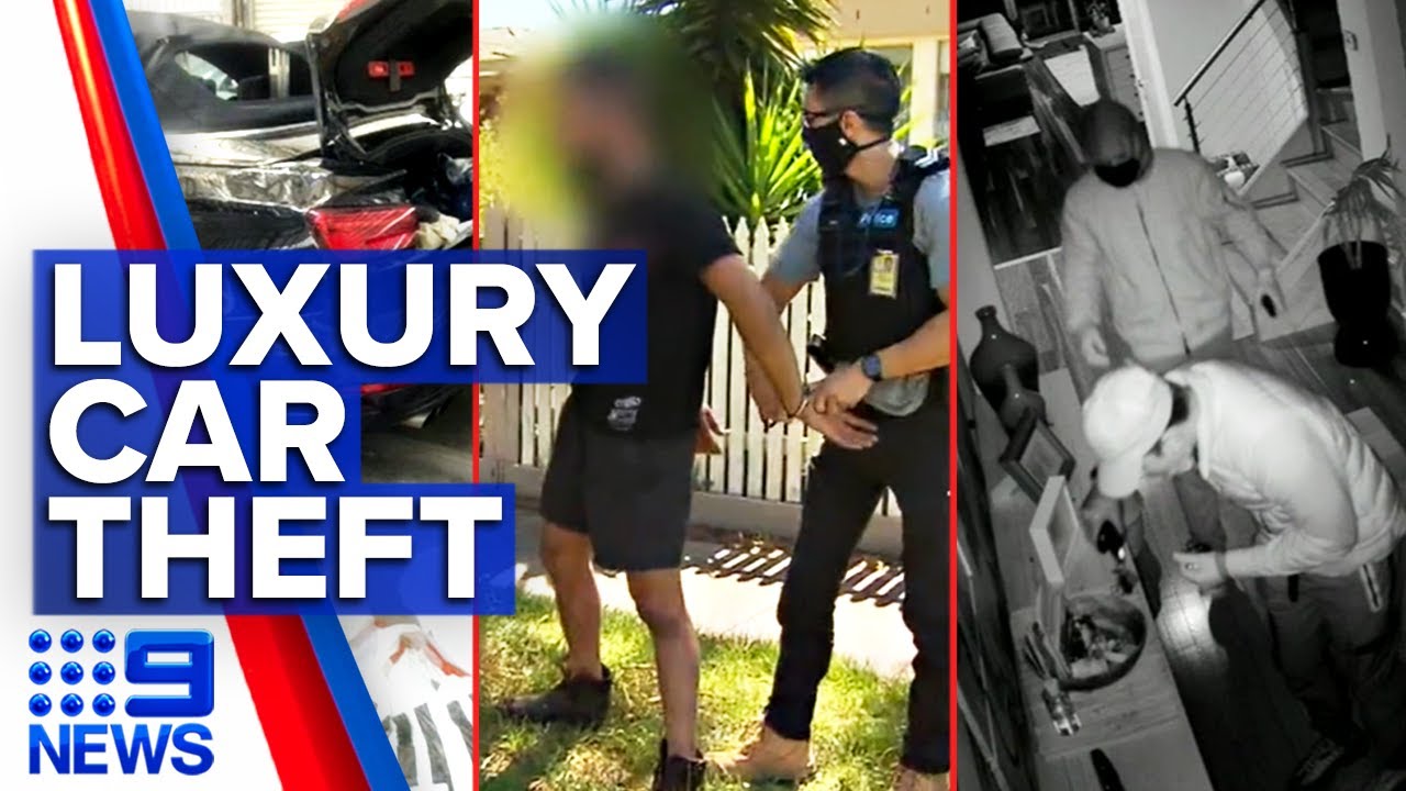Fearful women 'sleeping with weapons' after thieves steal luxury cars | 9 News Australia