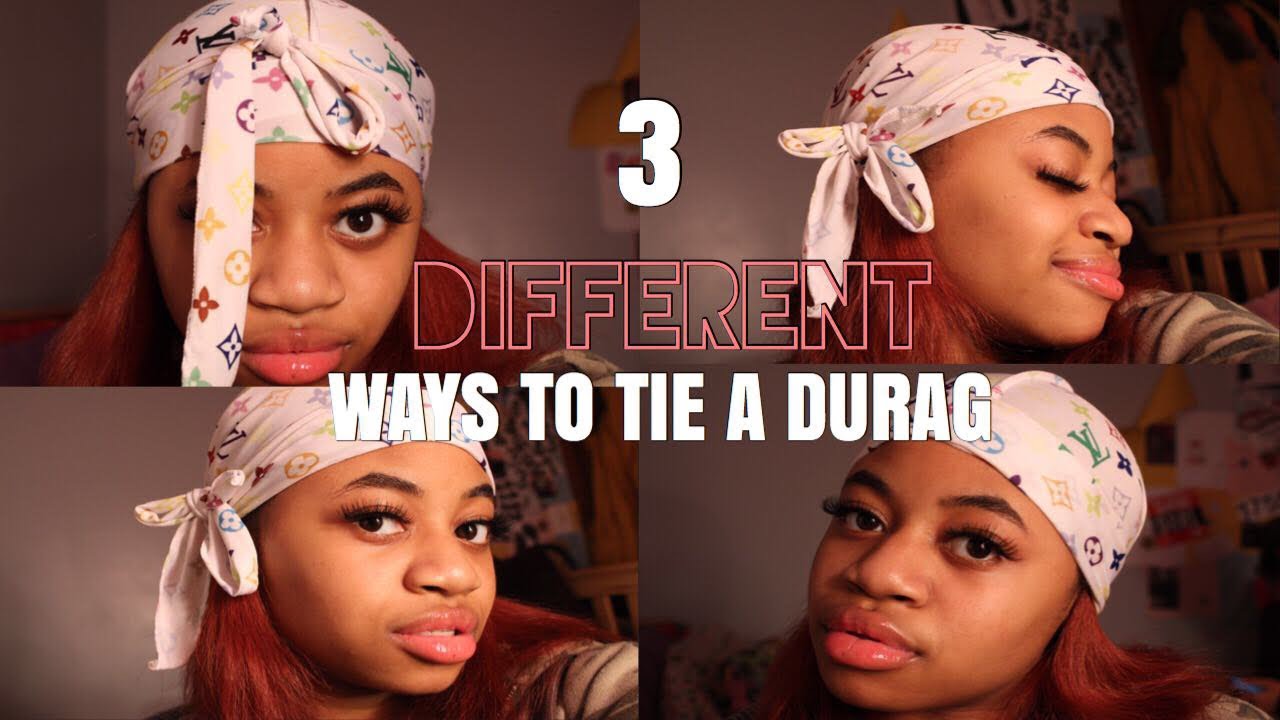 HOW TO TIE A DURAG 3 DIFFERENT WAYS? + HOW TO TUCK IT IN