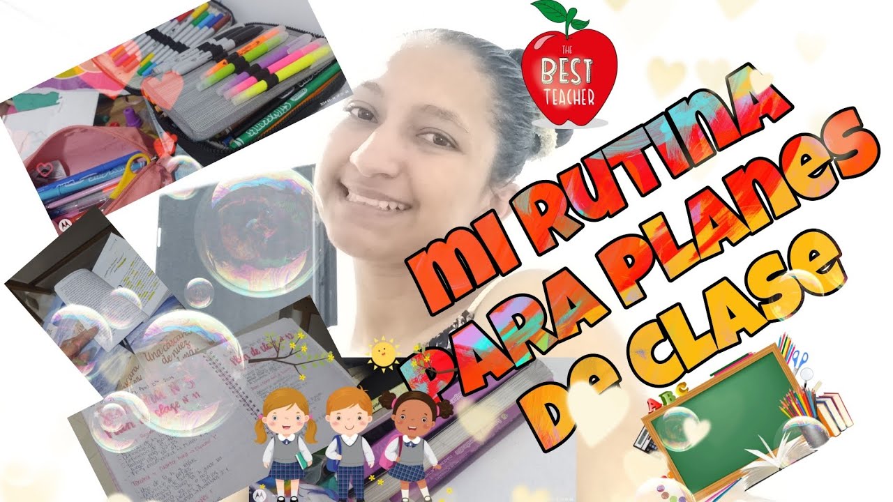Así es mi rutina 💪para hacer PLANES DE CLASE✍️|Palomita Bella☺️