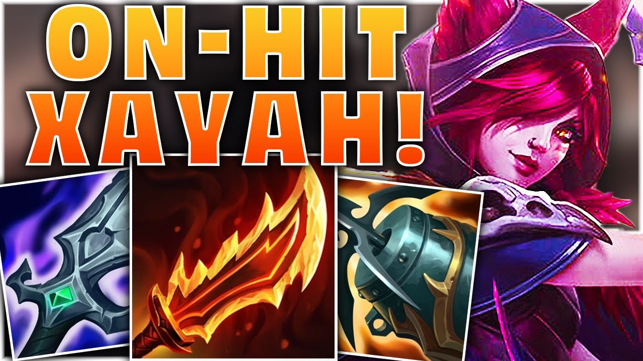 On-Hit Xayah Bot Lane - Blade of the Ruined King & Guinsoo's Rageblade Build