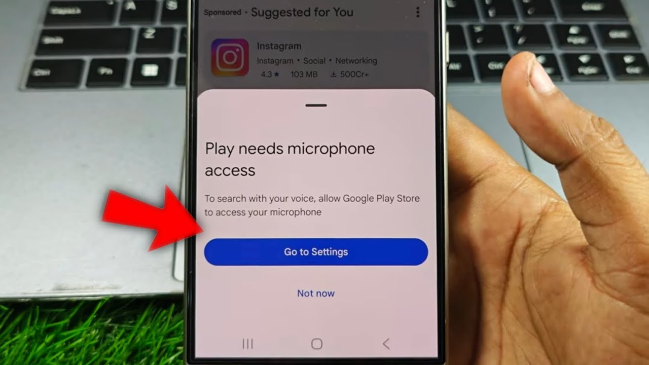 Play Store Needs Microphone Access Problem Solution 