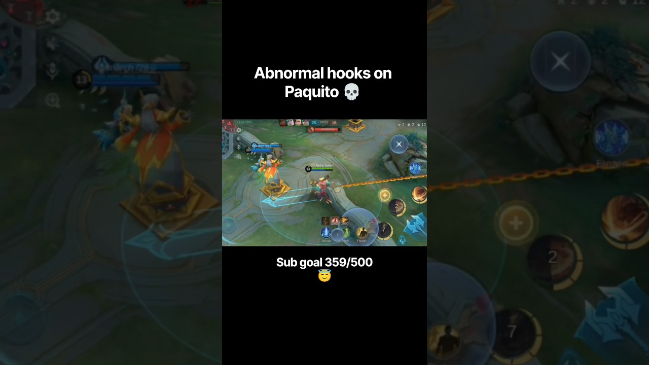 Franco abnormal hooks on paquito 🪝 #mlbb