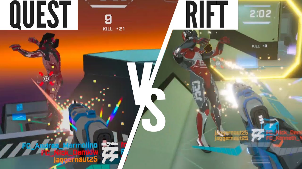 Solaris: Offworld Combat Graphics Comparison Quest vs Rift