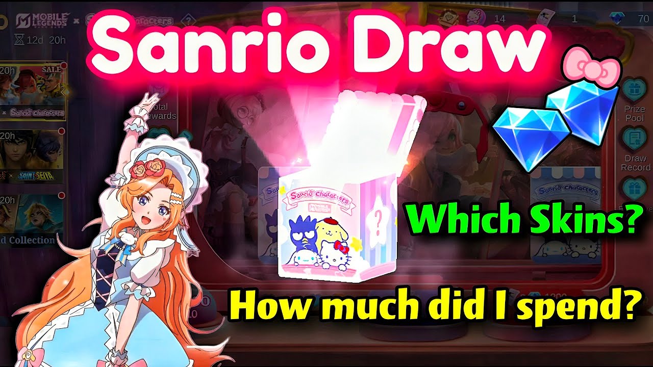 Sanrio Draw🎀 How much did I spend?💎