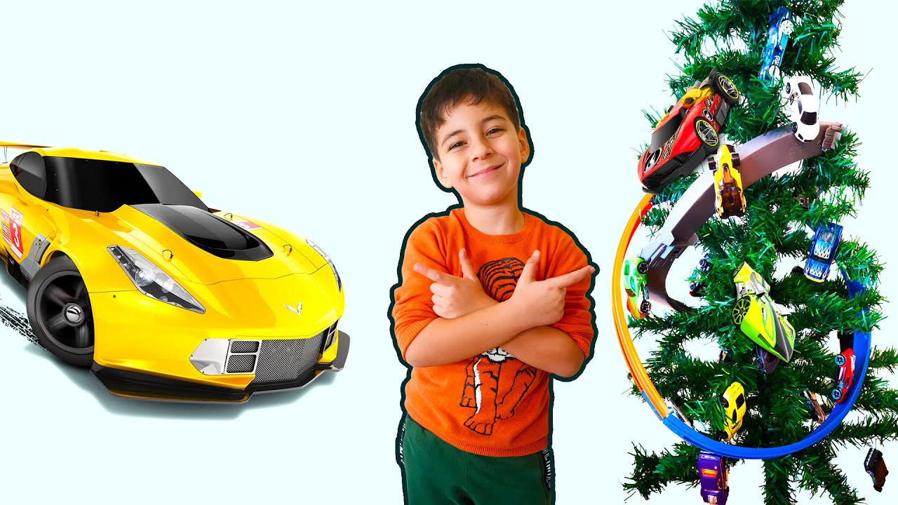 ÇAM AĞACI SÜSLEME. YENİ YIL VİDYO. Hot WHEELS ARABALAR
