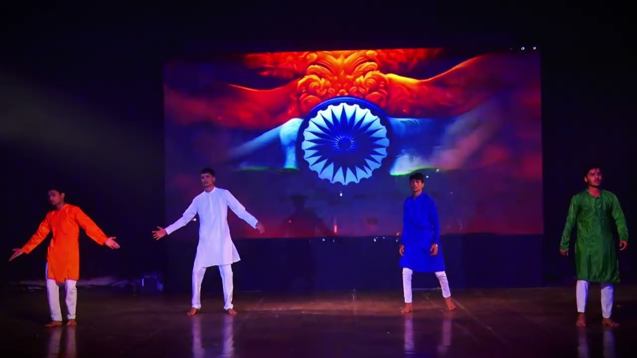 unity, patriotic theme dance promotes nation unity by life line school indore, annual day